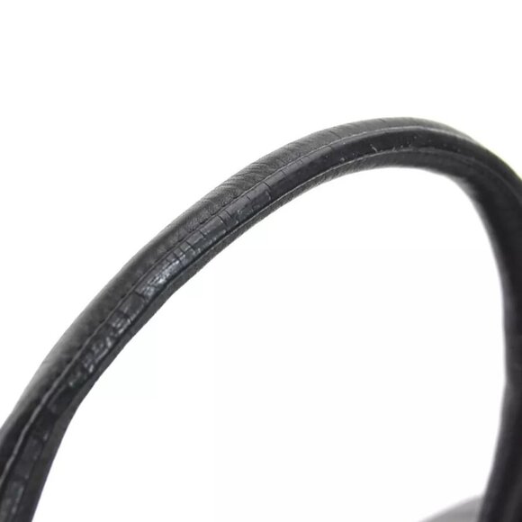 Authentic GIVENCHY Handbag Black Leather/Silvertone - e59455a - Picture 9 of 12